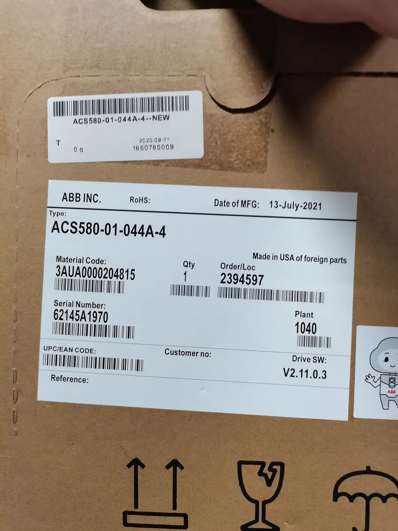 ACS580 VFD
