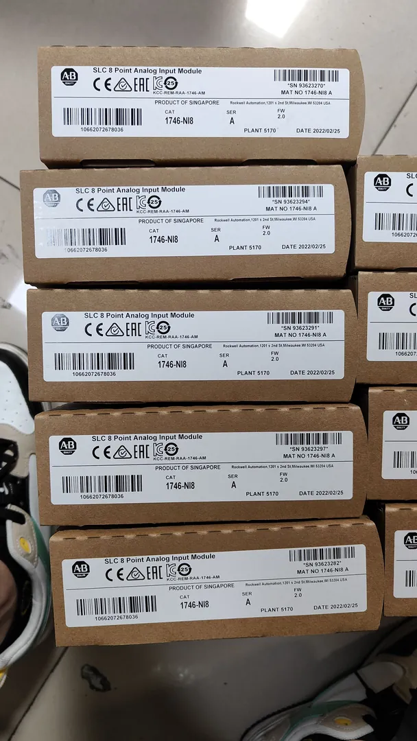 SLC 500 (1746) analog input module (8 channels)