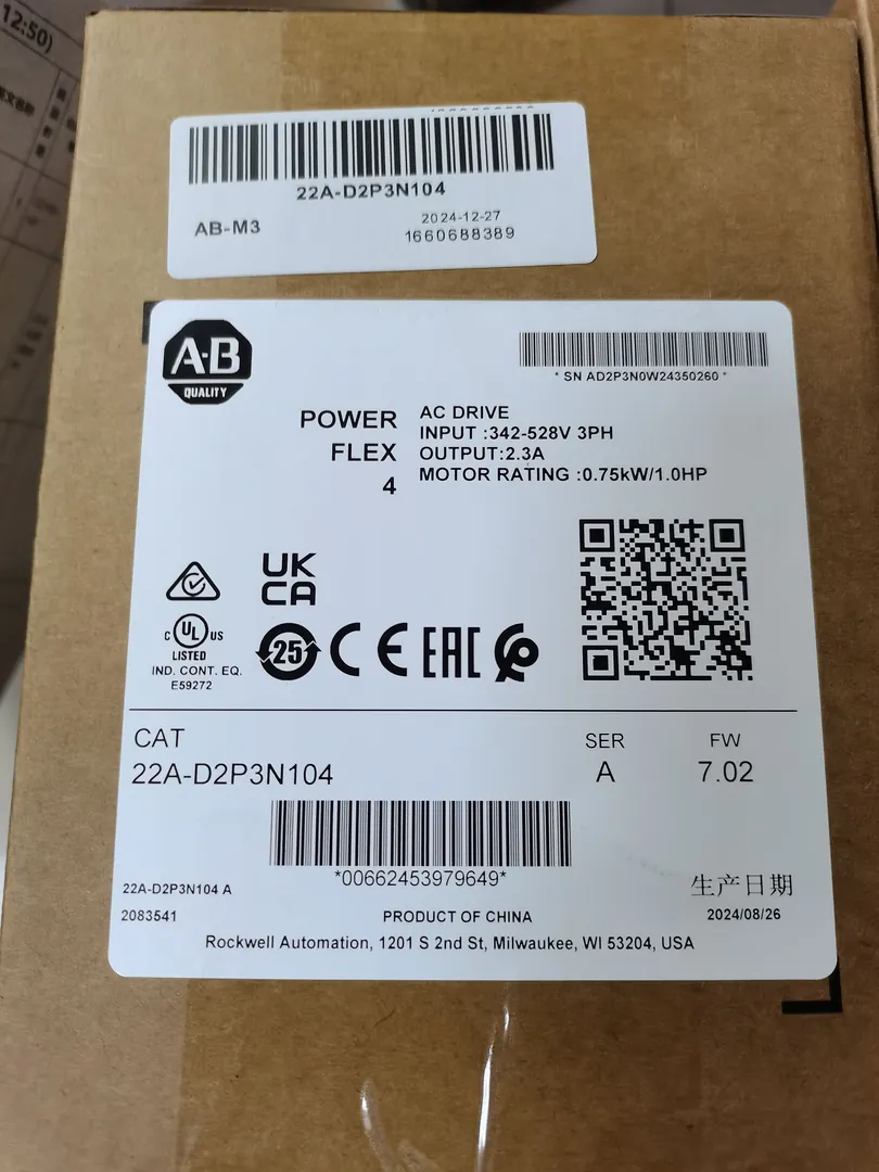 PowerFlex 4 VFD 2.3 A