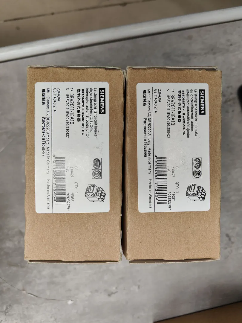 SIRIUS 3RV2 MPCB S00