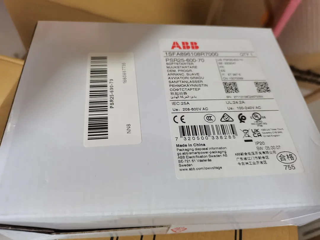 PSR soft starter 25 A