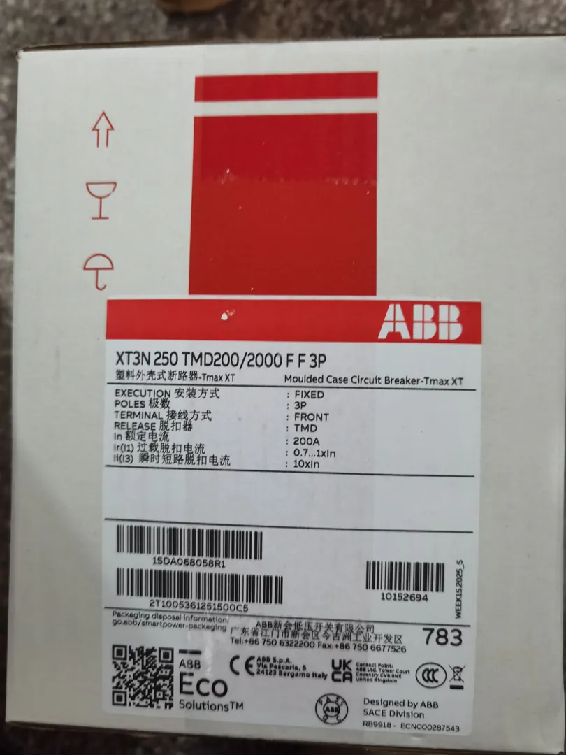 Tmax breaker / component