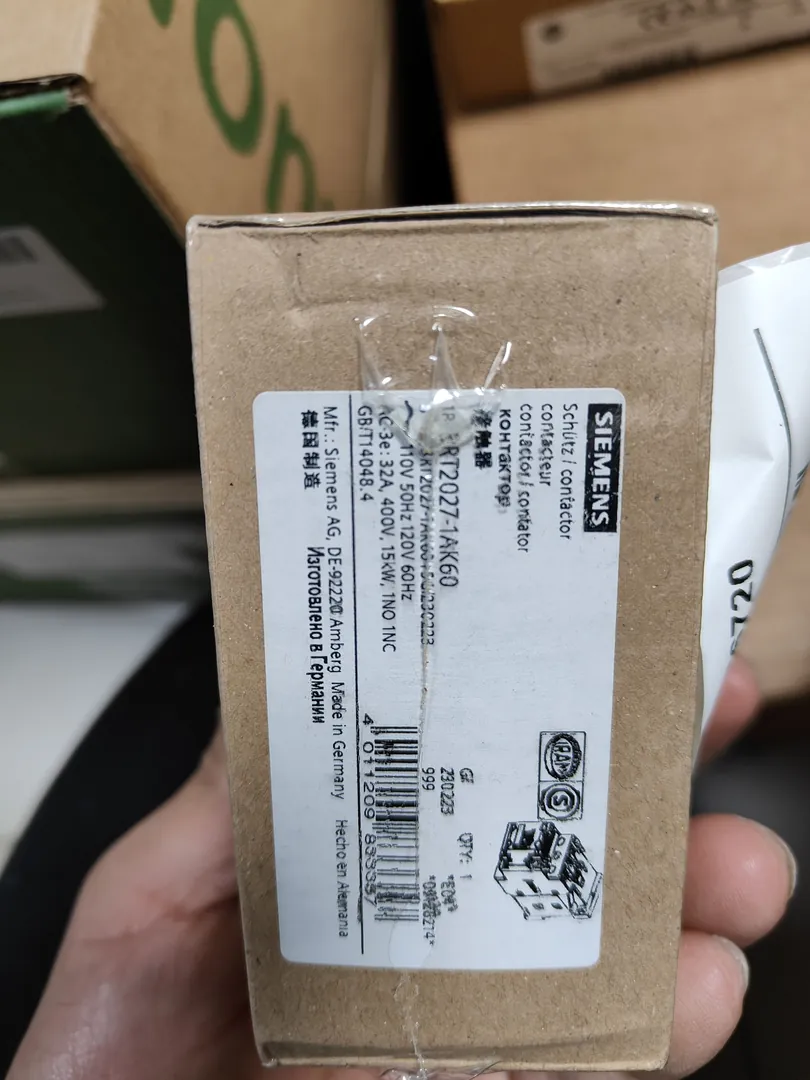 SIRIUS 3RT2 contactor S0