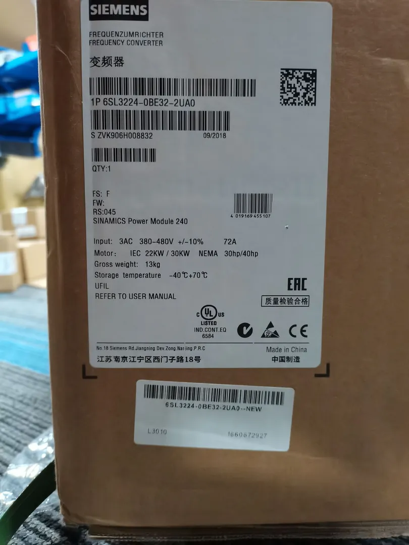 SINAMICS PM240 Power Module 22 kW