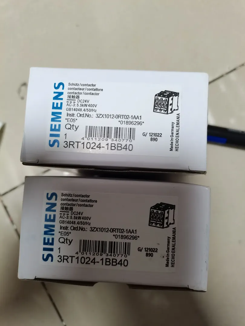 SIRIUS 3RT1 contactor S0