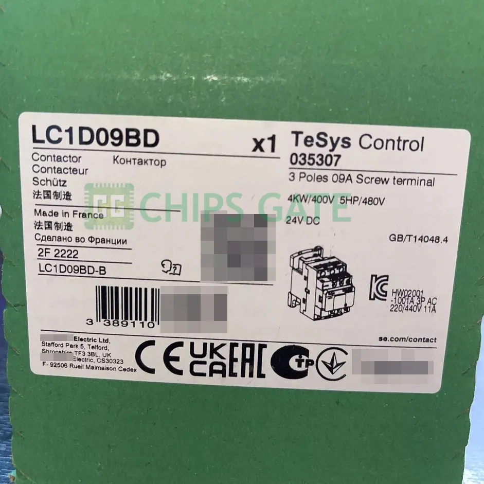 TeSys D contactor 9 A