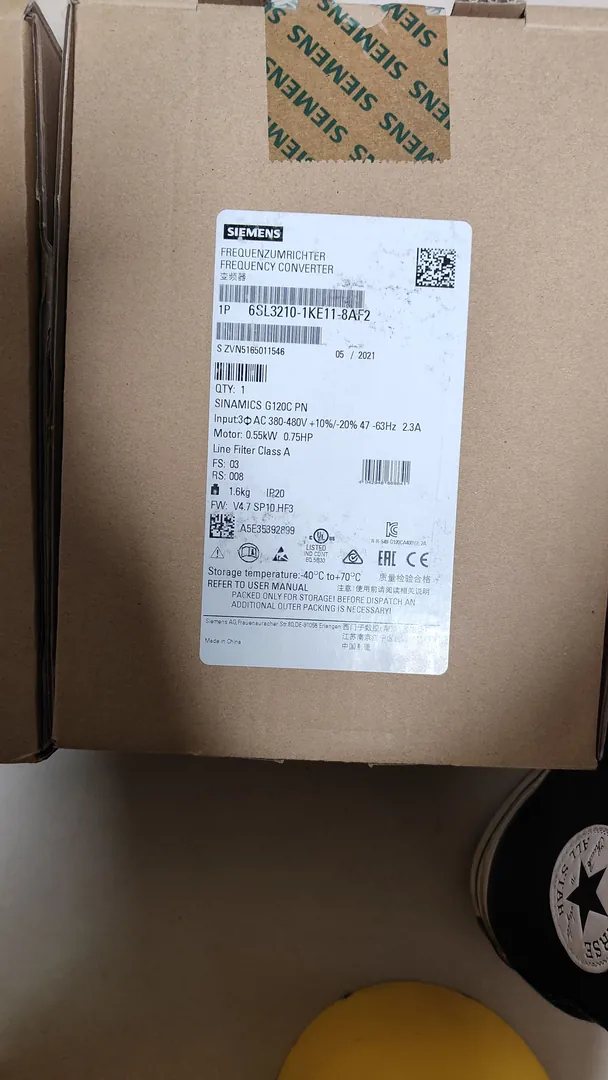 SINAMICS G120C 0.55 kW 380–480 V 3-ph