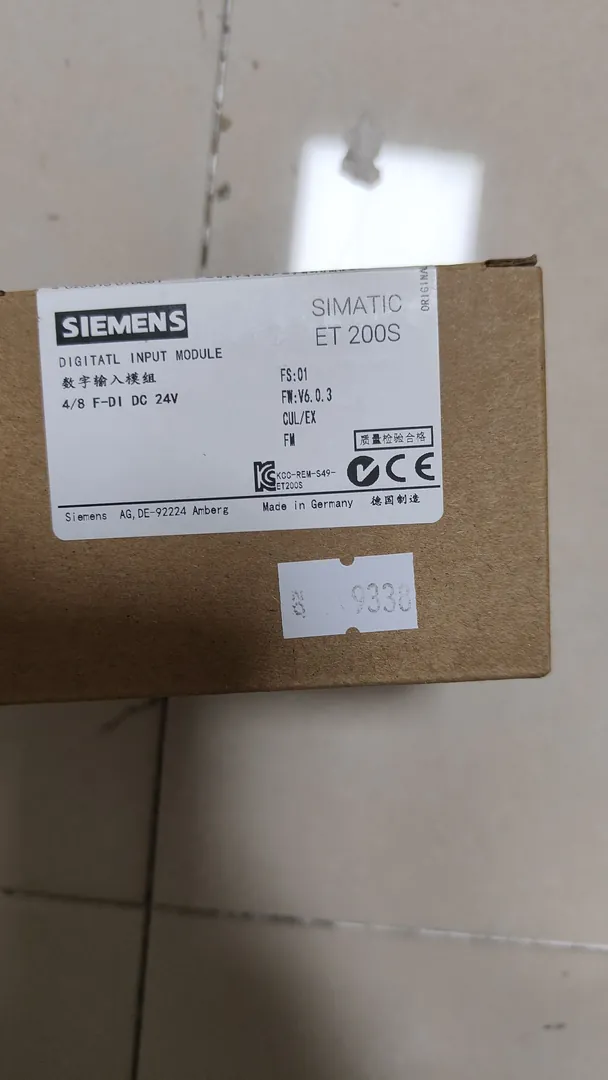 ET 200S Fail-safe (safety) module