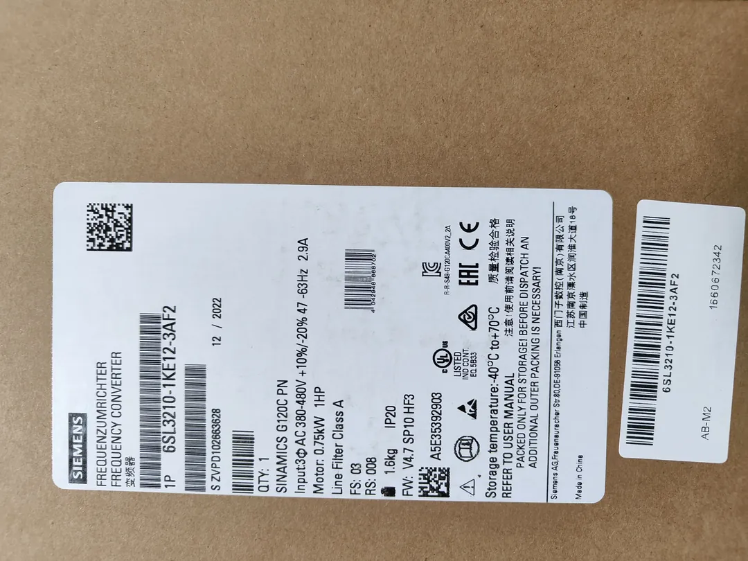 SINAMICS G120C 0.75 kW 380–480 V 3-ph